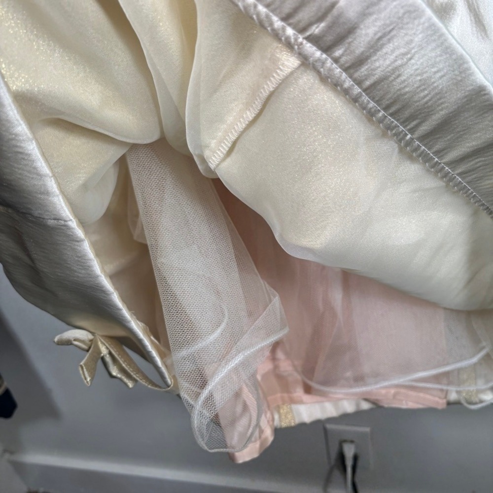 Deadstock 80s Saks L.K.L. by Lawrence Kurtz Mini Dress Sz 4 Gold Bow Cocktail - Picture 7 of 12